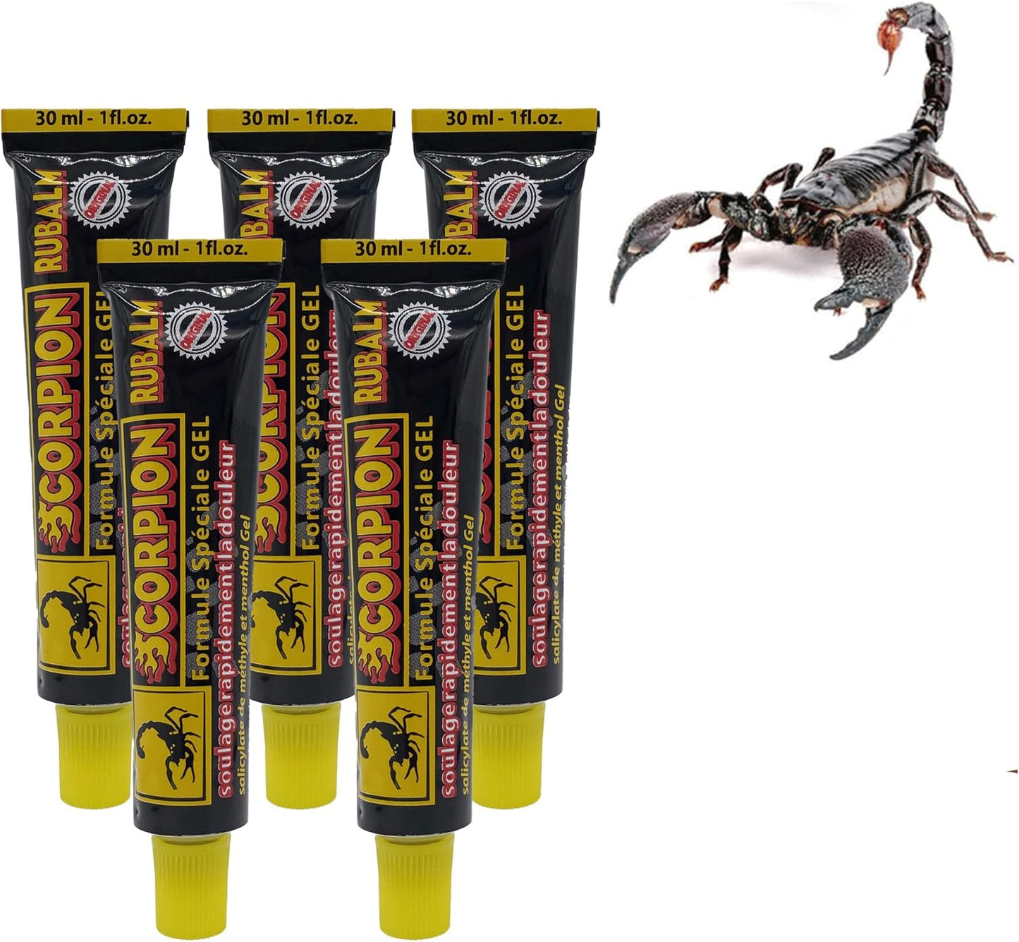 LUMIVO™ 5 Pcs Scorpion Cream, Scorpion Extra Strength Cream, 30 ml/Tube